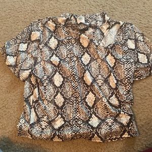 Caution to the wind crop top